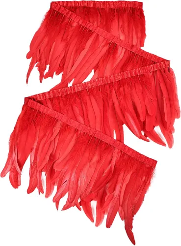 Vista 34 de THARAHT 50 Plumas de Cola de Gallo Naturales de 12-14 Pulgadas (30-35 cm) a Granel para Manualidades, Atadura de Moscas, Boda, Plumas para Fiestas