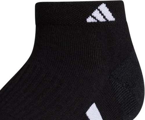 Vista 3 de adidas Calcetines acolchados de corte bajo para mujer con compresión de arco (3 pares)