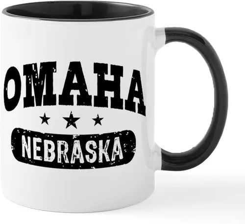 Vista 38 de CafePress I Love Nebraska Taza de café de cerámica de 11 oz (11.0 fl oz)