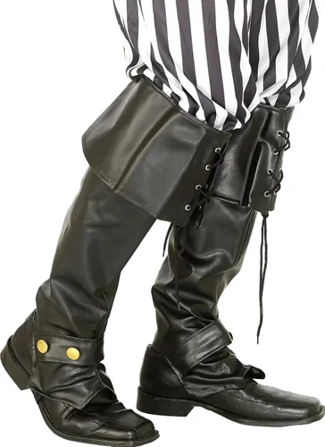 Vista 3 de Smiffy's - Botas pirata para hombre