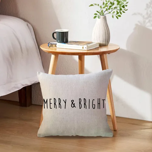 Vista 2 de ULOVE LOVE YOURSELF Hello Winter - Fundas de almohada de 18 x 18 pulgadas, color negro feliz y brillante, fundas de cojín decorativas de invierno