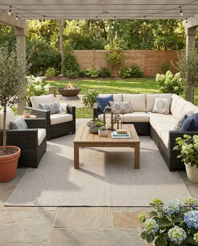 Vista 124 de Rugs.com Outdoor Solid Collection - Alfombra de pelo plano beige de 2 x 3 pulgadas, perfecta para entradas, cocinas, rincones de desayuno, piezas