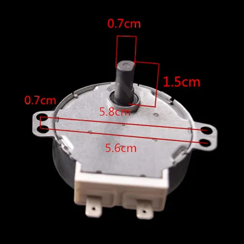 Vista 3 de Horno giratorio motor para microondas GALANZ, motor síncrono GAL-5-30-TD 30V 4W accesorios de reemplazo de microondas