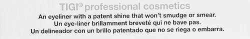 Vista 9 de TIGI Cosmetics Black Patent Delineador de ojos líquido, 0.08 onzas líquidas