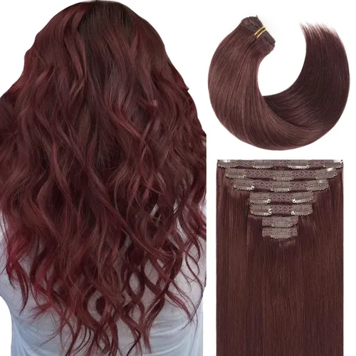 Vista 11 de Lacer Extensiones de cabello humano Remy sin costuras, color negro #1, ultra fino, doble trama de poliuretano, invisible, 7 unidades, 4.33 oz