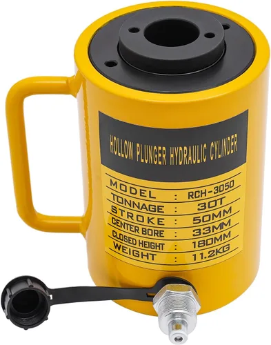 Vista 16 de Bomba de mano hidráulica 10T 10000Psi Tipo Separado Kit de bomba hidráulica manual de Ram con mango antideslizante Bolas de acero y anillo