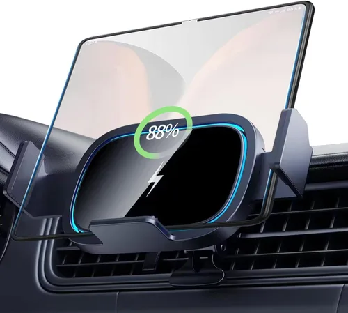 Vista 10 de Cargador de coche inalámbrico para Samsung Galaxy Z Fold 7 6 5 4 3 2, 15 W, soporte de coche de carga rápida, accesorios de coche, soporte