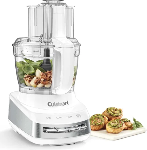 Vista 3 de Cuisinart FP-130 Procesador de alimentos multifuncional de 13 tazas White & Core Elements™ Centro de exprimir para procesadores de alimentos