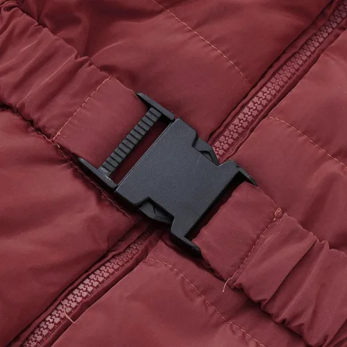 Vista 6 de Traje de nieve para bebé, overol de algodón grueso, ropa de invierno para niñas con guantes, ropa de exterior, chaquetas acolchadas, abrigo