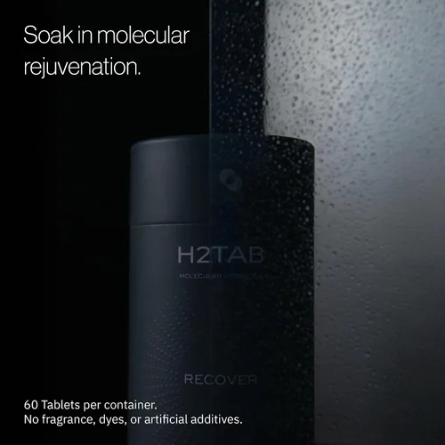 Vista 2 de Paquete completo de bienestar: tabletas de hidrógeno molecular H2TAB (frambuesa + sin sabor) y tabletas de baño de hidrógeno - Soporte antioxidante