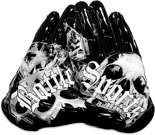 Vista 26 de Battle Guantes deportivos con receptor de velocidad Doom Blanco