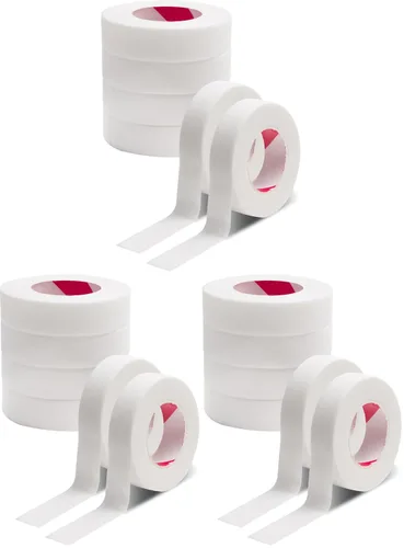 Vista 9 de Cinta para Extensión de Pestañas, 6 Rollos de Cinta Médica Japonesa Microporo Suave para Extensión de Pestañas, Suministros para Extensión