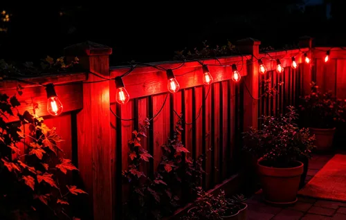 Vista 7 de Bombilla LED S14 de repuesto de 2 W, bombillas de repuesto para luces LED, inastillables, impermeables, decorativas, E26, filamento rojo, bombillas