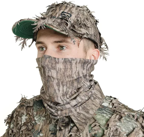 Vista 2 de QuikCamo Polaina de máscara facial de camuflaje para caza de pavos