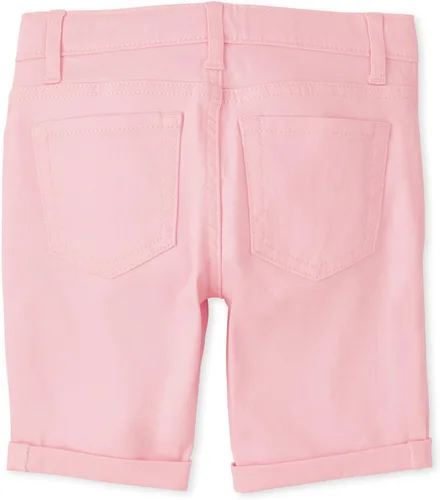 Vista 2 de The Children's Place Pantalones cortos de mezclilla para niñas individuales