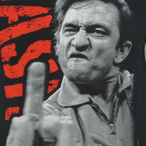 Vista 2 de Johnny Cash - Camiseta The Finger para hombre