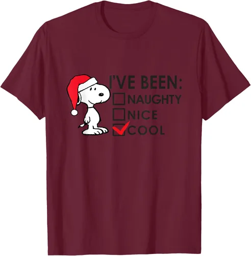 Vista 11 de Peanuts - Camiseta de Navidad fresca de Snoopy, Azul Blanco