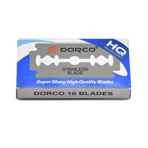 Vista 2 de Dorco Platinum ST300 - Cuchillas de afeitar de acero inoxidable, paquete de 10 hojas