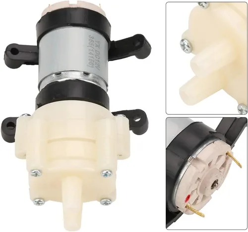 Vista 5 de bomba de taladro autocebante, DC 12V Mini bomba de succión eléctrica de agua de diafragma para máquina de té pescado
