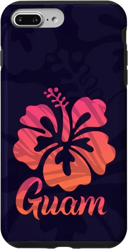 Vista 12 de Guam Hibiscus Flower Hafa Adai Guamanian Island Pride Case for iPhone 17