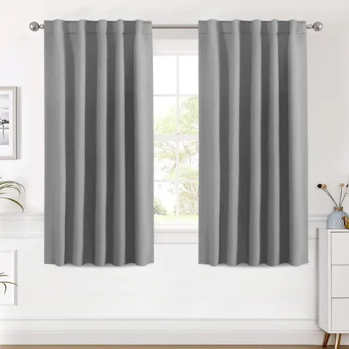 Vista 21 de H.VERSAILTEX Cortinas Opacas con Aislamiento Térmico, Paneles de Tratamiento de Ventanas que Oscurecen la Habitación, Cortinas Opacas para Sala