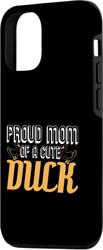 Vista 2 de Funda para iPhone 14 Goose Mallard Quack Joke Cute Mommy Duckling Mom Duck Lover Case