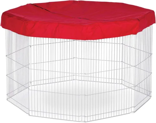 Vista 4 de Productos Prevue, Pet Parque de juegos, manta, Rojo
