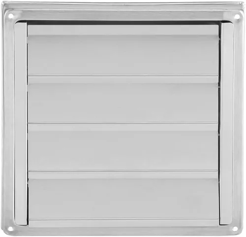 Vista 9 de Parrilla de conducto de ventilación de aire, salida de ventilador extractor de secadora de aire de pared de acero inoxidable de 3.937 in