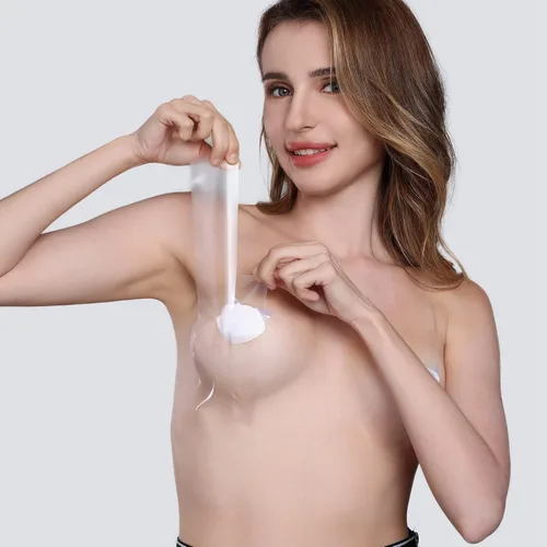Vista 2 de EMOET Cinta de levantamiento de senos para pechos grandes, cinta de soporte de pecho transpirable, cinta corporal atlética, cinta de pecho