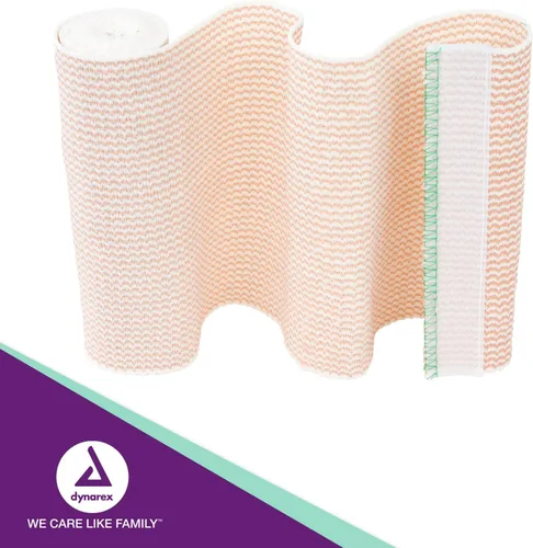 Vista 6 de Dynarex Vendajes elásticos con cierre automático, excelente compresión y estiramiento, vendajes elásticos sin látex con cierre de velcro, 4 pulgadas