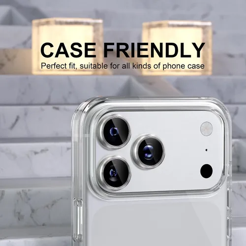 Vista 149 de Choiche Compatible para iPhone 16 Pro/iPhone 16 Pro Max Protector de Lente de Cámara, Vidrio Templado 9H Protector de Pantalla de Cubierta de Cámara