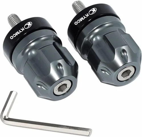 Vista 6 de Manillar de motocicleta extremos tapón tapón extremo tapón para KYMCO Like 150 180 200 Agility 125 Super Dink 125 300 350 (color : negro, tamaño: 1)