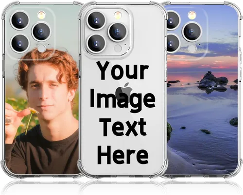 Vista 20 de Funda de teléfono con foto personalizada para iPhone 14 de 6.1 pulgadas, funda de TPU suave personalizada con absorción de golpes para iPhone 14