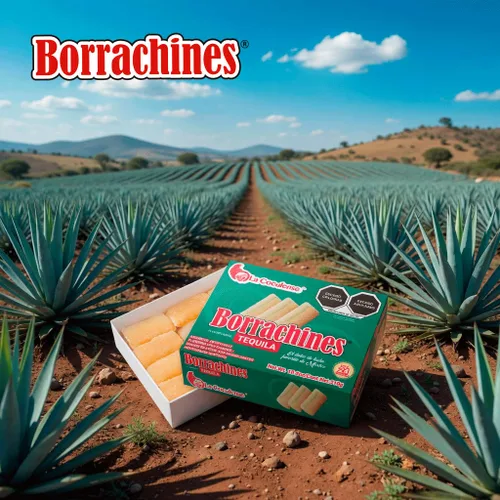 Vista 5 de La Coculense - Borrachines - Caramelos de leche con sabor a tequila - 3 cajas de 24 piezas cada una