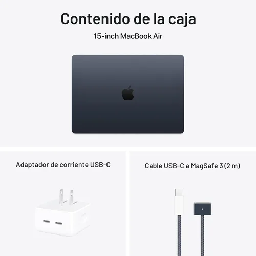 Vista 7 de Apple Laptop MacBook Air 2025 de 15 pulgadas con chip M4: Construida para Apple Intelligence, pantalla Liquid Retina de 15.3 pulgadas, memoria