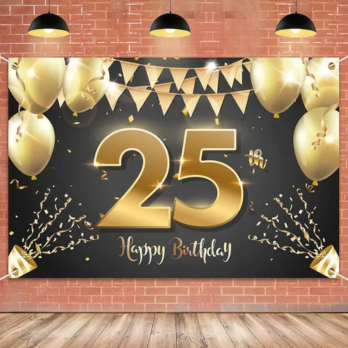 Vista 35 de HAMIGAR Fondo de pancarta de feliz cumpleaños número 10 de 6 x 4 pies, decoraciones de cumpleaños de 10 años, suministros de fiesta para niñas
