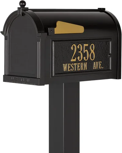 Vista 5 de Whitehall Paquete de buzón premium - Negro, extra grande