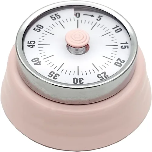 Vista 9 de Temporizador mecánico de cocina, respetuoso con el medio ambiente, no necesita pilas, reloj despertador magnético de cuenta regresiva de 60 minutos