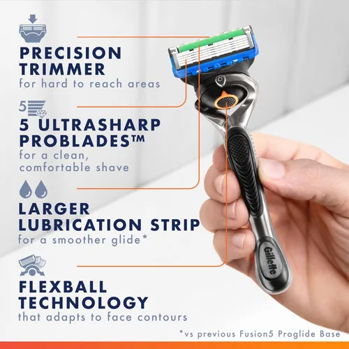 Vista 3 de Gillette ProGlide - Maquinilla de afeitar para hombre, mango + 1 recambio de cuchilla