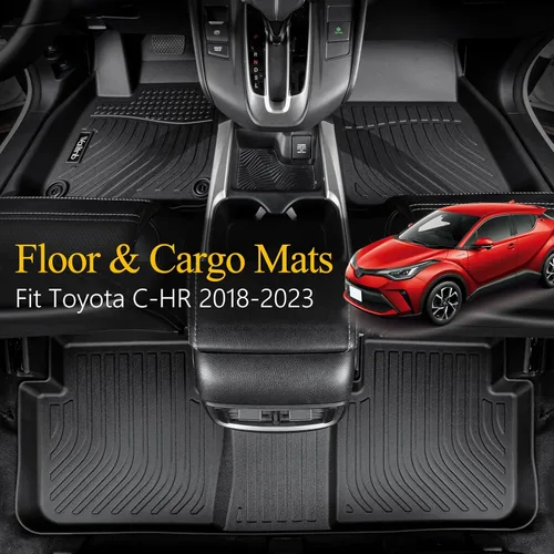 Vista 163 de Tapetes de piso para todo clima y forro de carga con respaldo para Chevrolet Suburban de 7 asientos 2021-2025 / GMC Yukon XL de 7 asientos