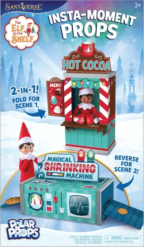 Vista 10 de The Elf on the Shelf Accesorios polares: ayuda a los elfos a crear nuevas escenas o compartir juegos de simulación - Incluye más de 20 accesorios