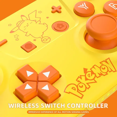 Vista 5 de Controladores de interruptor, controlador Switch Pro compatible con SwitchSwitch LiteOLED, controladores Gamepad Pro, reemplazo remoto inalámbrico