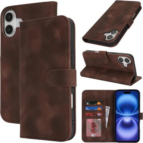 Vista 153 de Funda tipo cartera para iPhone 8 Plus iPhone 7 Plus con tarjetero para iPhone 8 Plus, funda tipo cartera para mujeres y hombres, de piel sintética