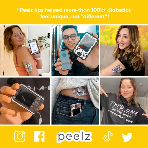 Vista 5 de Peelz Dexcom - Parches G6 - Cubiertas CGM fuertes e impermeables para estilos de vida activos Mantiene el sensor seguro durante