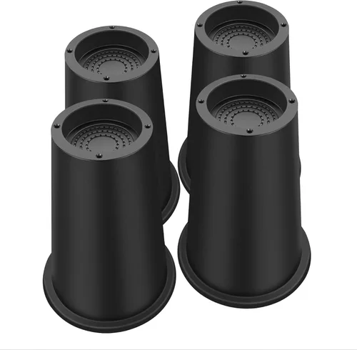 Vista 15 de ANNKUT Elevador de Cama de 1 Pulgada de Alta Resistencia, Elevador Redondo de Muebles para Cama, Escritorio, Mesa, Sofá, Soporte de Cama, Soporte