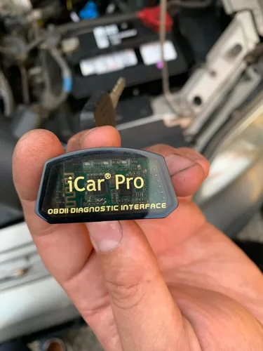Vista 9 de iCar Pro Mini OBD2 Escáner Bluetooth para iOS/Android, Adaptador OBD, Herramienta de Lectura de Códigos de Diagnóstico de Coche