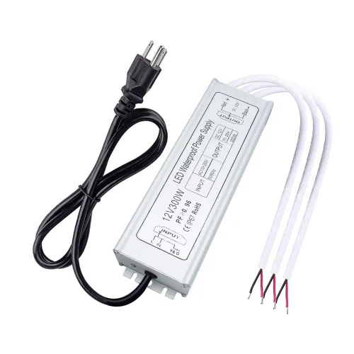 Vista 9 de inShareplus Fuente de alimentación LED de 12 V, 30 W IP67 controlador impermeable para exteriores, CA 110-260 V a CC 12 V 2.5 A transformador
