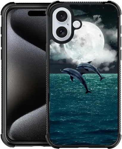 Vista 727 de Funda compatible con iPhone 15, diseño de elefantes africanos, diseño increíble a prueba de golpes, antiarañazos, carcasa trasera de policarbonato