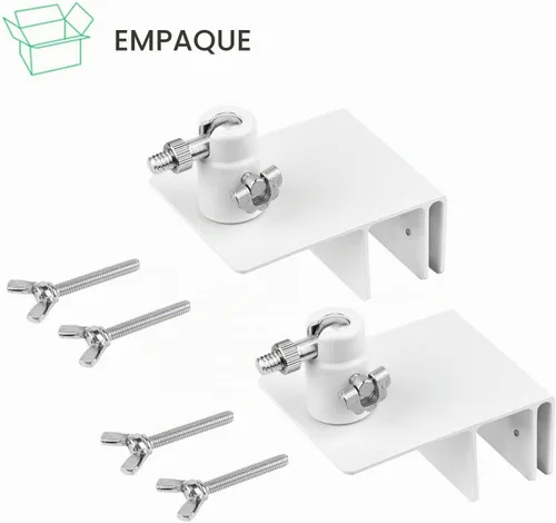 Vista 7 de Paquete de 2 soportes de canalón compatibles con el panel solar Arlo Essential, Arlo Pro 5S/Pro 4/Pro 3/Pro 2/Ultra 2/Ultra/Panel solar, ángulo