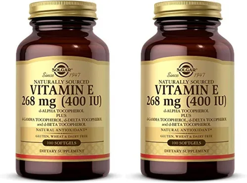 Vista 8 de Mezcla de cápsulas blandas de vitamina E 400 IU (D-Alfa-tocoferol y tocoferol mixto), E3541, 1, 1